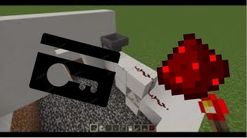 How to make a keycard-accessed door or with payment | Minecraft Java Edition 1.16.1