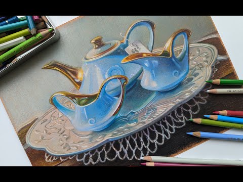 HOW TO USE COLORED PENCILS FOR BEGINNERScolored pencil techniques tutorial VERONICA WINTERS ARTIST