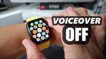 How to Disable / Turn OFF VoiceOver on a Apple Watch Series 9