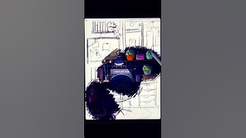 Drawing progress in #procreate #asmr #shorts