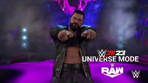 WWE Raw Custom Intro Universe Mode | WWE 2K23