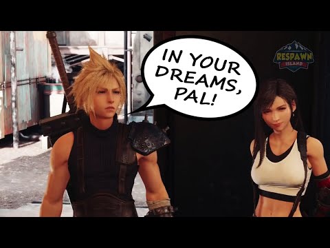 Cloud SHUTS DOWN Guy Trying To Flirt With Tifa - Final Fantasy VII Remake Funny Moment