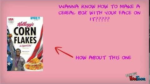 How to make your own Cereal Box