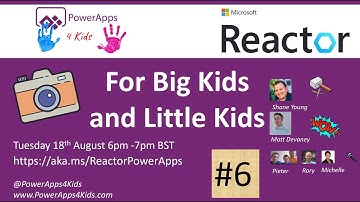 PowerApps4Kids Session #6