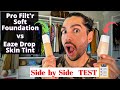 New fenty beauty Skin Tint EAZE DROP vs Pro Filt&#39;r  Foundation. SIDE BY SIDE Test/Honest Review!