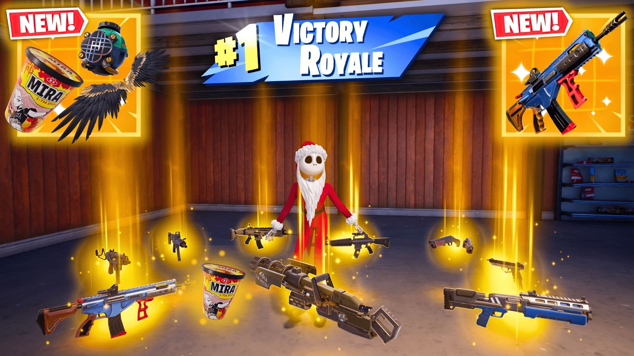 ALL MYTHIC AND EXOTIC GUNS IN FORTNITE (NEW! Fortnite Chapter 7 Season 1)