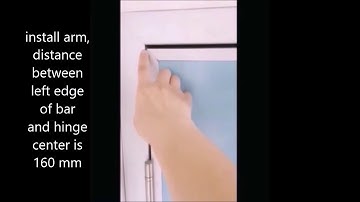 Olide Automatic swing door opener SW100 install video with Captions