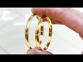 Making a pair of Cute Gold Baby Bangles | Jewelry Making | 22k Gold Jewelry | 4K Video