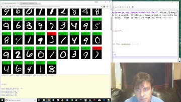 JJ07 MNIST Machine Learning Examples in JavaScript using Deeplearnjs