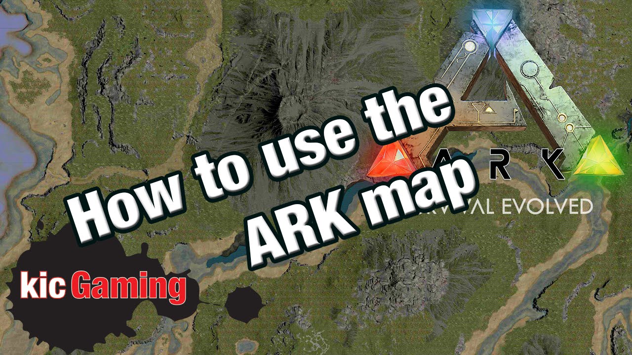 Ark Survival Evolved How To Use The Map Quick Tips To Find Your Location On The Map Youtube