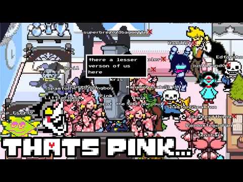 I became Pink in DELTARUNE: Connected...