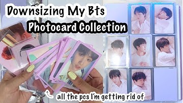 Downsizing My BTS Photocard Collection | + how I reorganized my binder