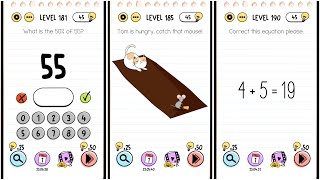 Brain Test: Tricky Puzzles - Levels 181-190 Walkthrough Gameplay