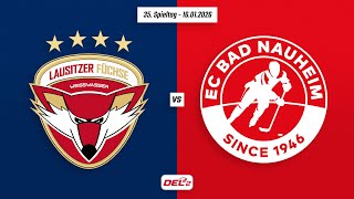 35. Spieltag DEL2 | Lausitzer Füchse vs. EC Bad Nauheim | Game Highlights
