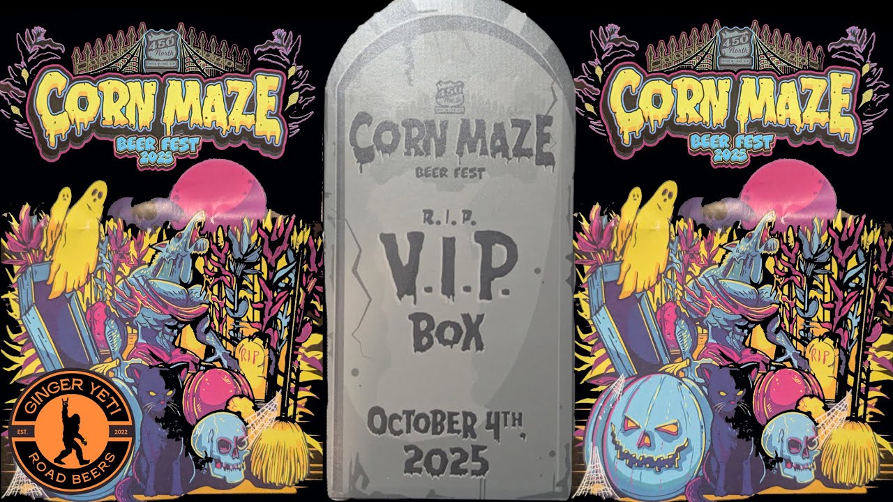 450 North Corn Maze Beer Festival 2025  Recap and VIP Gift Box Unboxing