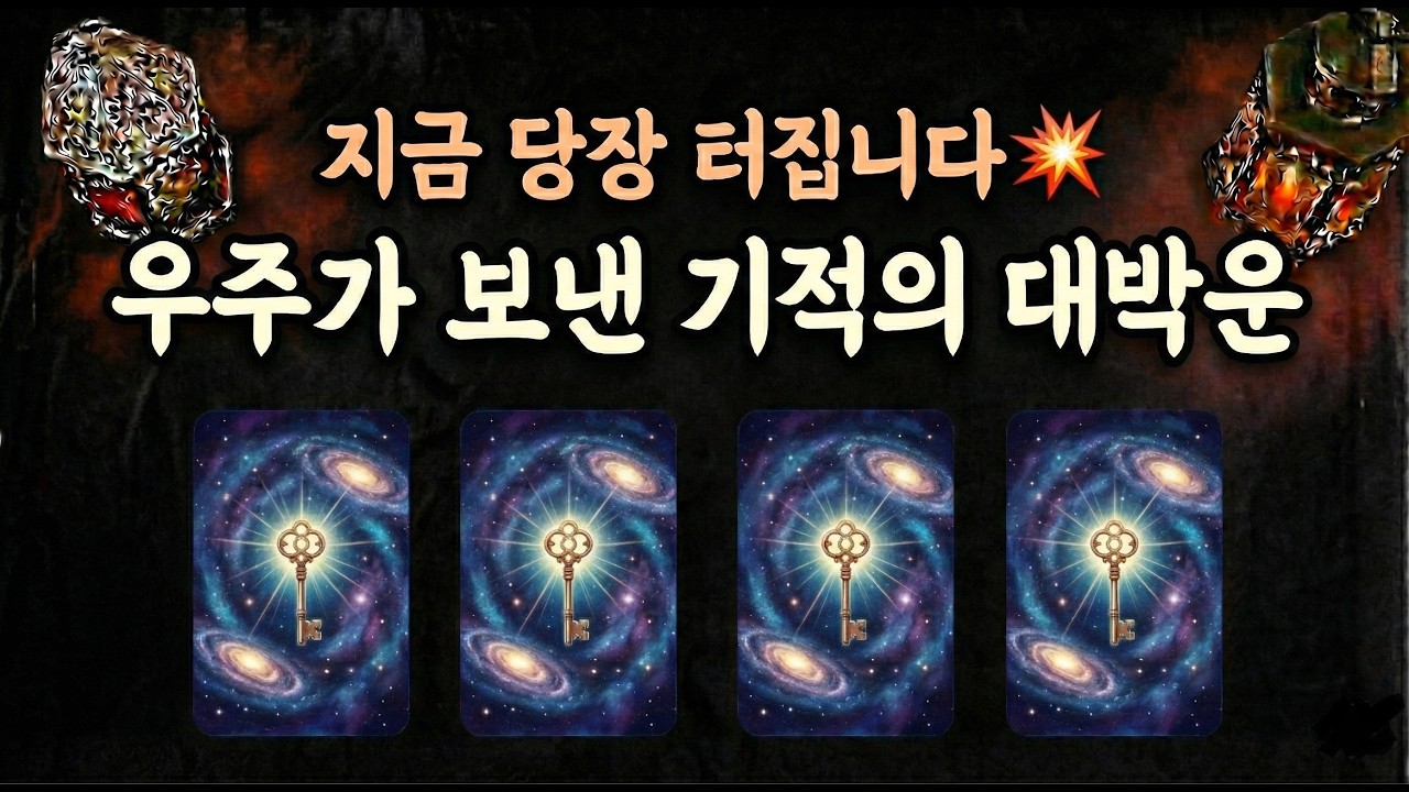 [타로/설특집] 🧧우주가 보낸 '세뱃돈' 도착했습니다! (💰횡재수·💘연애/재회·🎓합격/승진·✈️이동수까지 싹 다 터집니다🙏)