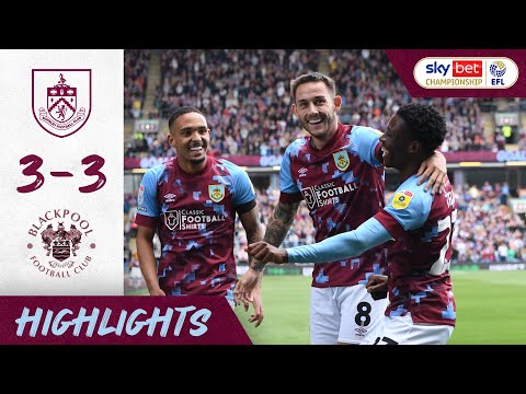 Burnley Blackpool Goals And Highlights