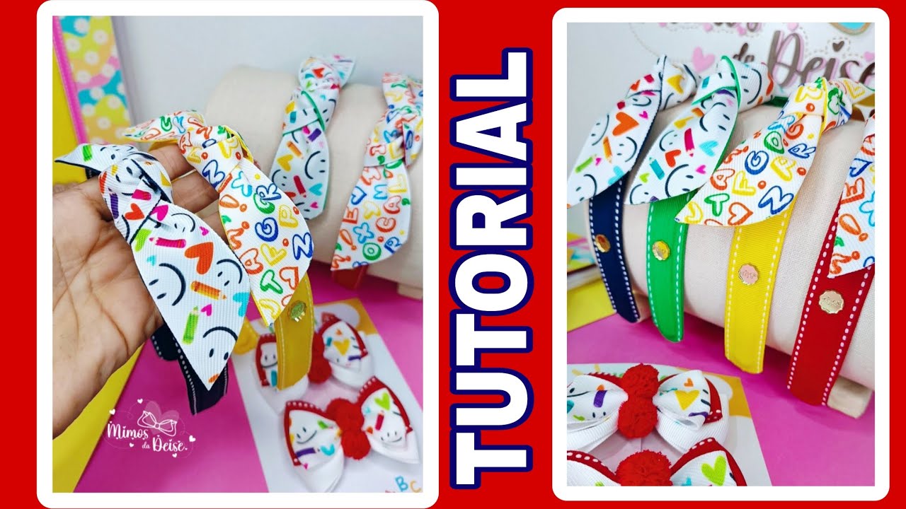 DIY Tiara turbante volta ás aulas 