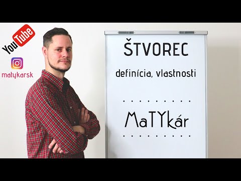 Video: Je štvorec štvoruholník?