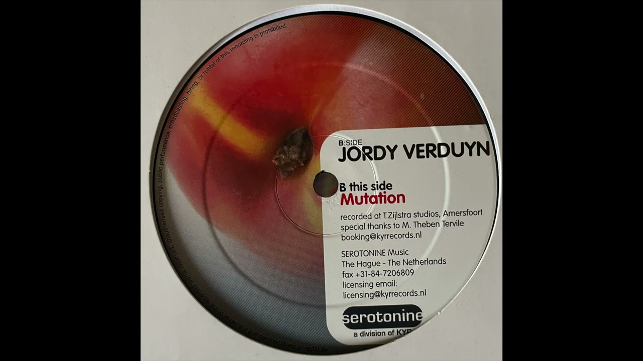 Jordy Verduyn - Mutation [Serotonine]