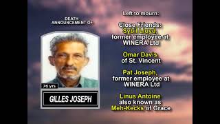 Gilles Joseph ~ Long Obituary
