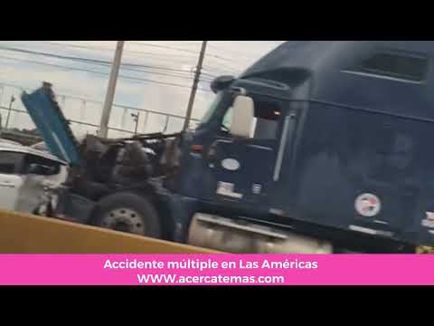Tres accidentes este sábado en Las Américas 1 hombre falleció