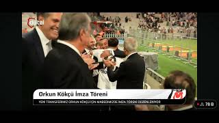 Orkun Kökçü imza töreni
