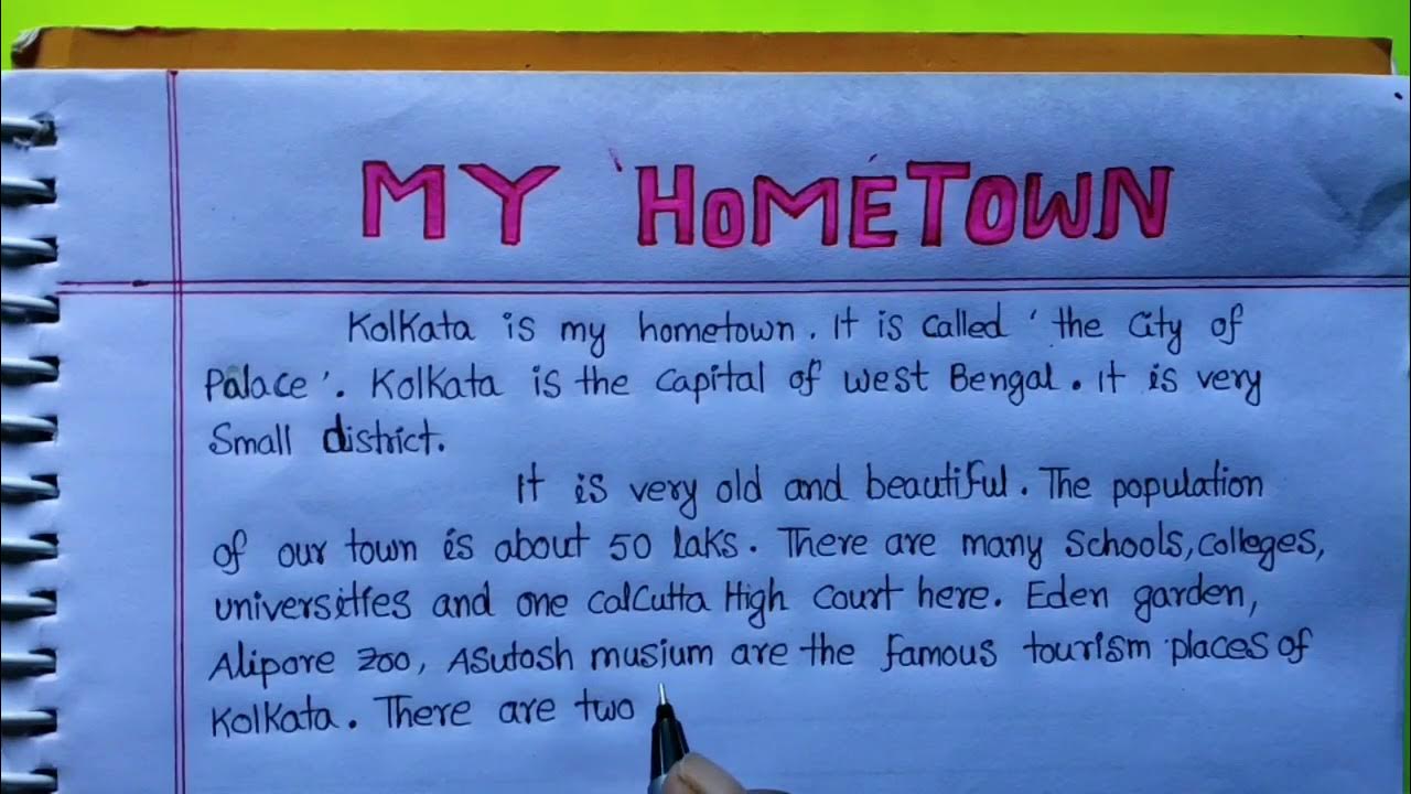 my town essay for class 5