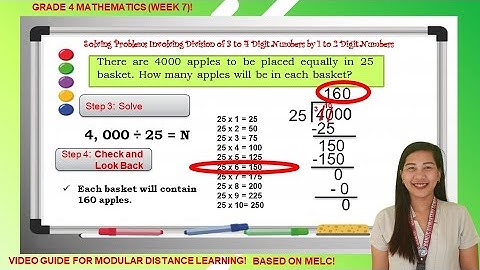 Solving Problems Involving Division of 3 to 4 Digit Numbers by 1 to 2 Digit Numbers