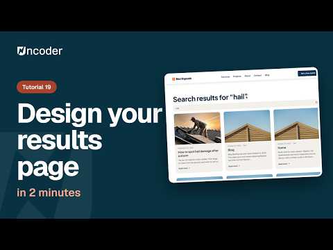 Design a Custom Search Results Page in WordPress (No Code) | Uncoder Tutorial 19