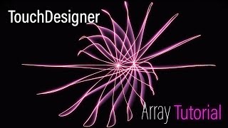 I used copy SOP to create this visual - TouchDesigner tutorial