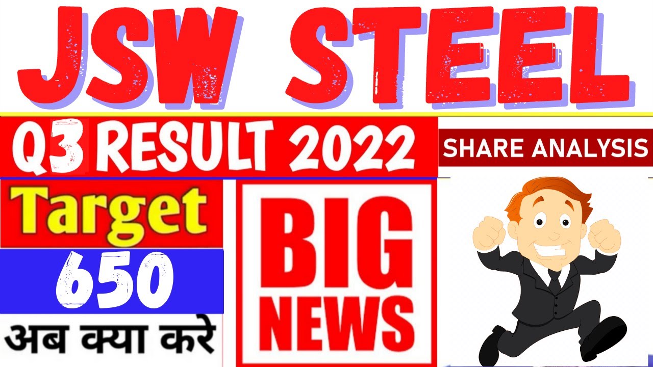 JSW STEEL SHARE Q3 RESULT ANALYSIS JSW STEEL SHARE LATEST NEWS JSW