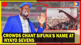 Download Lagu 'SIFUNA...Sifuna' CHANTS SHAKE NYAYO Stadium: Rugby 7s Day turns to Revolt| Sifuna now a movement? MP3