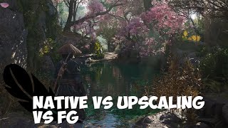 AC Shadows | Native vs Upscaling DLSS vs Framegen | RTX 4070 Super