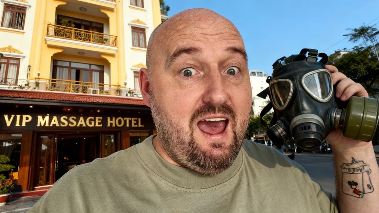 CHEAP FOR A REASON ??? - These are my hotels in Vietnam - Ft Massage Rooms, Gas Masks and Moldy Food