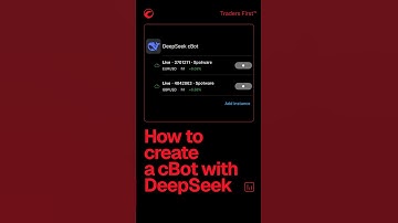 How to create a cBot with DeepSeek