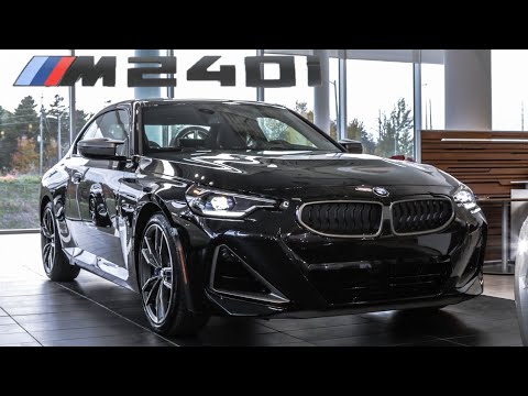 Showcase 2022 BMW M240i xDrive Coupe Black Sapphire Metallic - YouTube