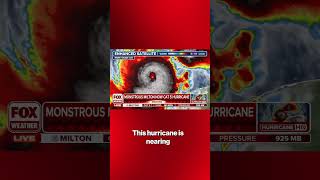 Milton reaching max limits leads to calls for a new Category 6 designation for hurricanes #shorts