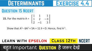 determinants class 12 exercise 4.4 question 15 | determinants class 12 ex 4.4 question 15 |