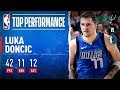 Luka Drops a CAREER-HIGH 42-PT Triple-Double!