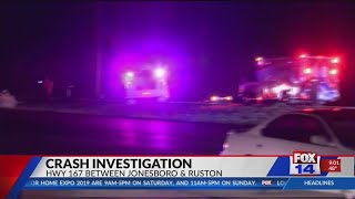 HWY 167 Crash investigation