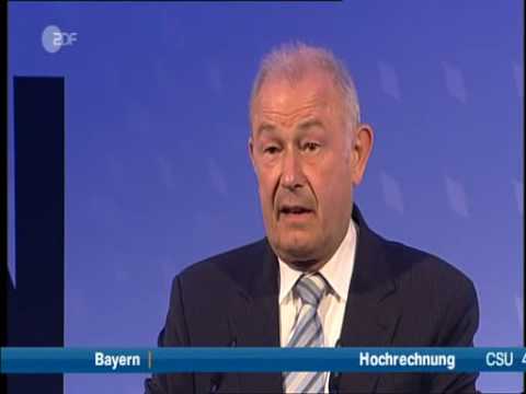 Pressekonferenz Huber & Beckstein nach der Bayernw...