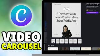 How To Make Video Carousel In Canva 2026 - Add Video In Rotating Carousel Animation In Canva