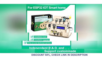 Keyestudio Smart Home IOT Kit With ESP32 Board C language And MicroPython For Arduino ESP32 STEAM Sm
