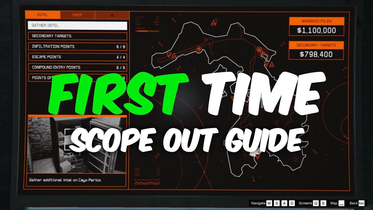 GTA Online Cayo Perico Heist First time Scope Out Guide 2024 YouTube