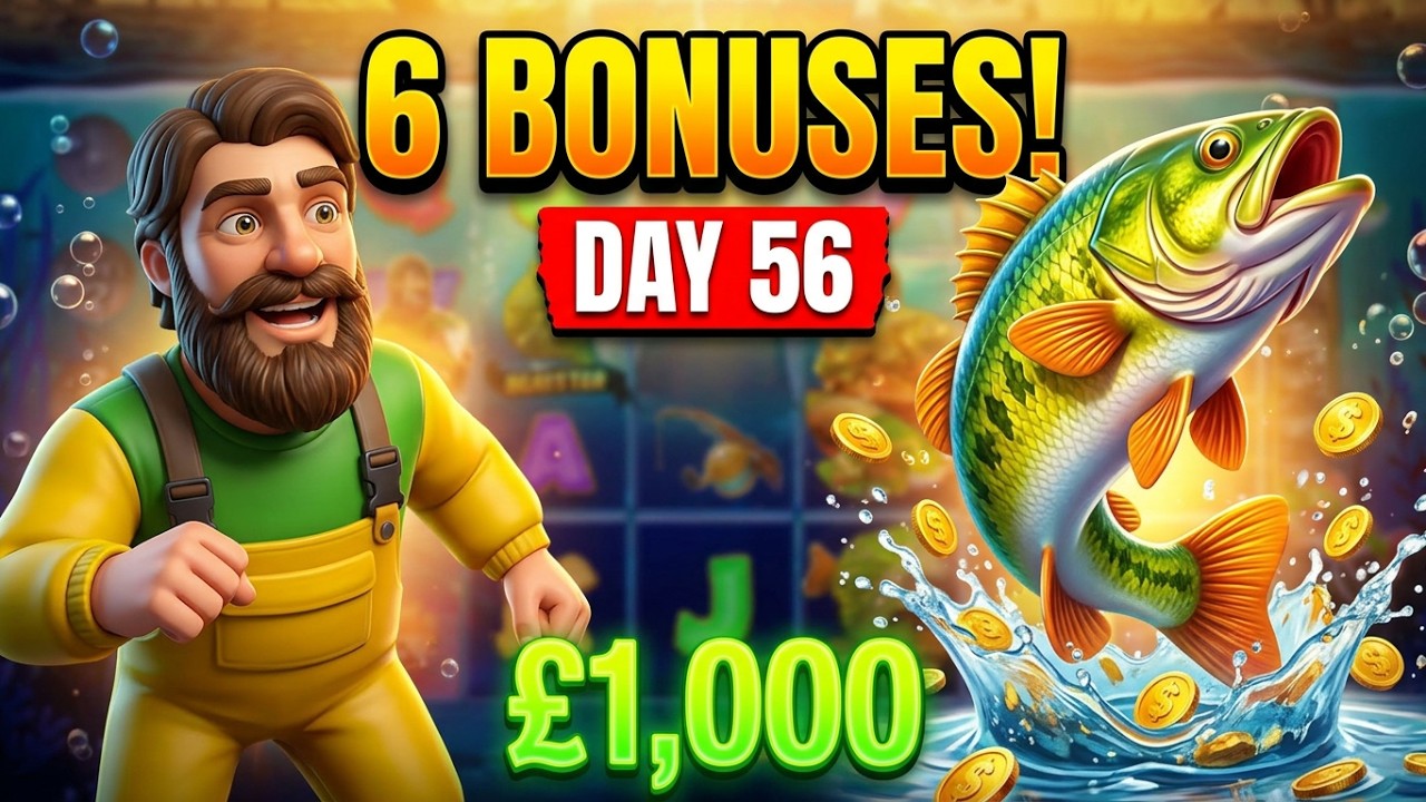 💥TURNING 10P INTO £1000 ON BIG BASS SLOTS💥DAY 56💥