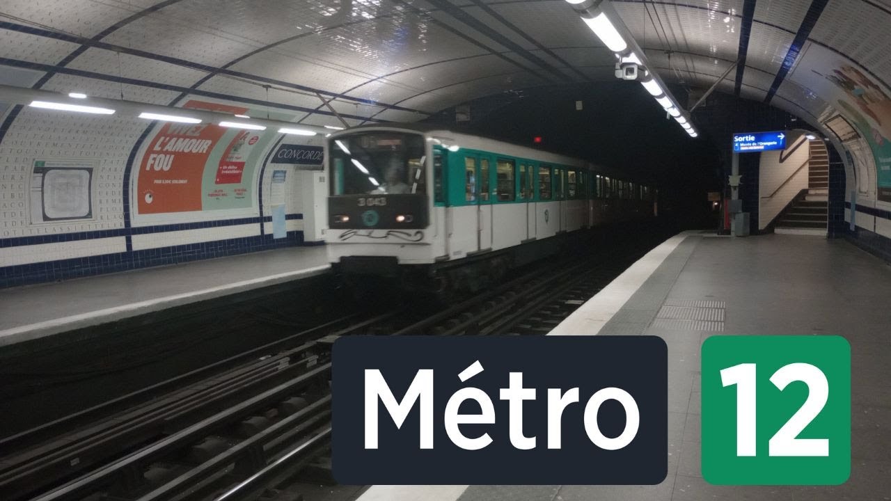 Spot sur le Metro 12 à Concorde