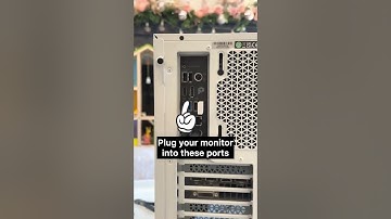 Where to connect monitor to PC