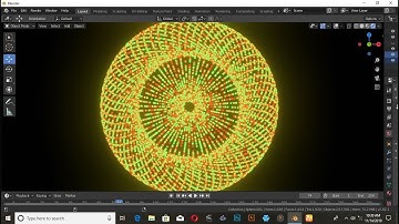 Blender 2.82 - particles animation/ motion graphic in blender 2.80.