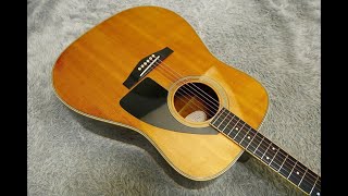 Vintage 1980's made YAMAHA FG-250M Solud Top Acoustic Guitar Made